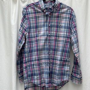 Vineyard vines plaid button down
